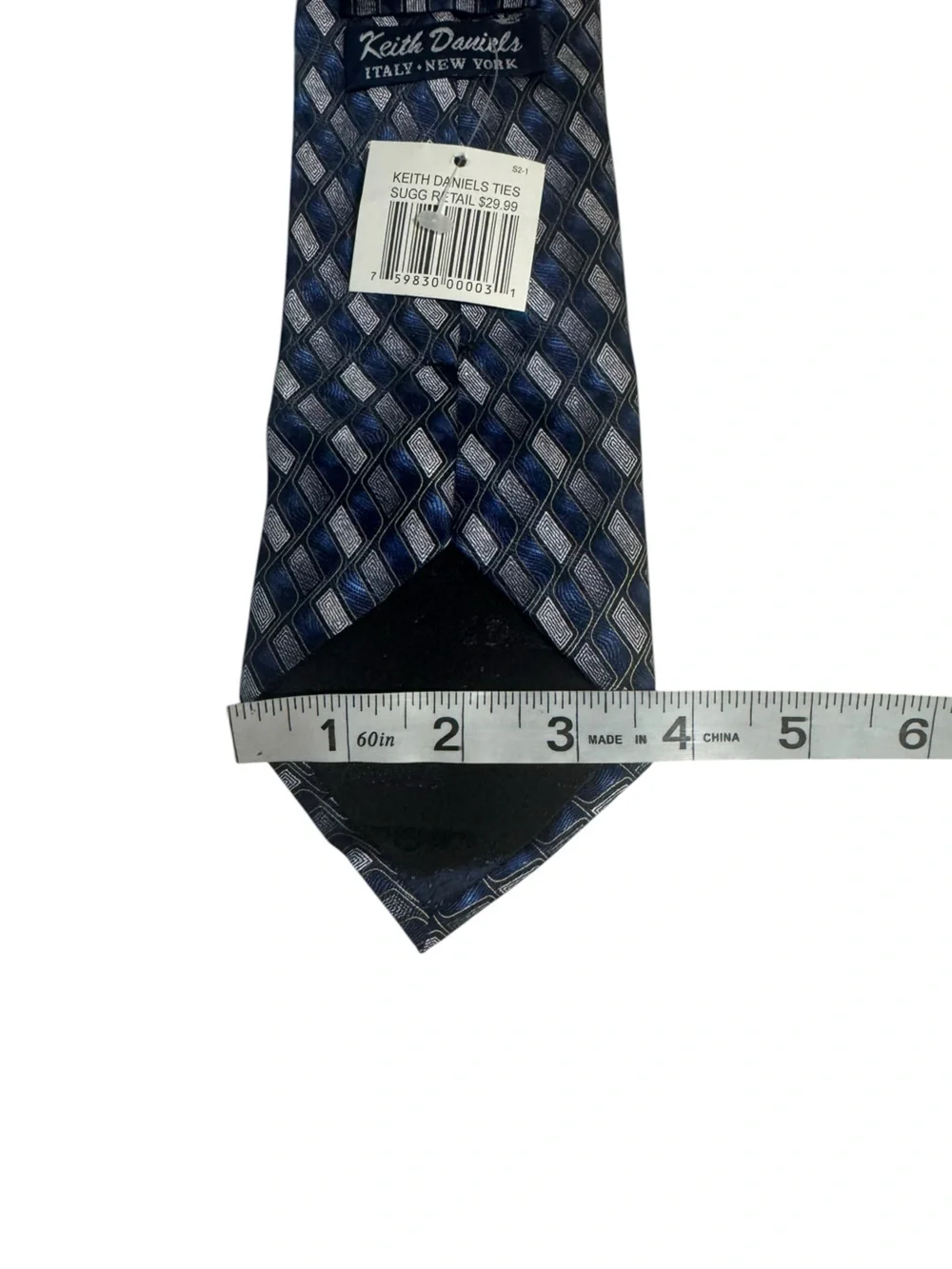 Kieth Daniels Mens Silk Tie Luxe Old Money Quiet Luxury Preppy Formal New
